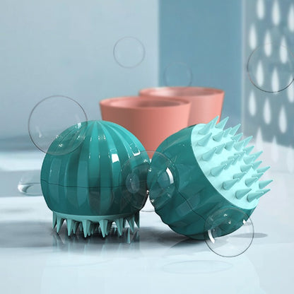 Pet Potted Cactus Shower Brush