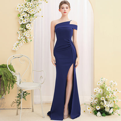 Women's Temperament Ladies Banquet Long Fish Tail Dress