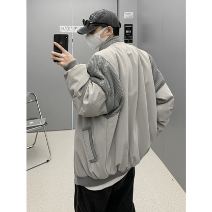 American Pilot Jacket Boys Retro Loose Baseball Uniform