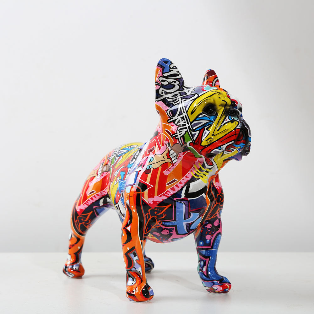 Colorful French Doodle Pet Dog