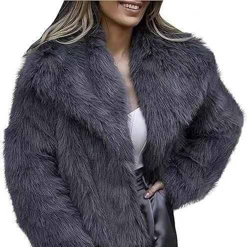 Women's Faux Fur Coat Short Chic