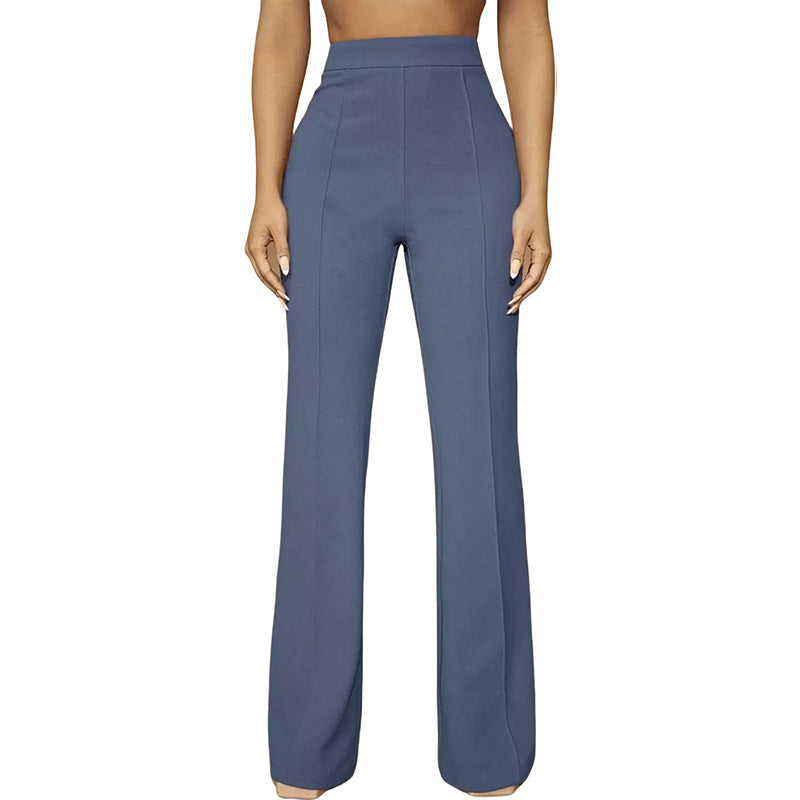 High Waist All-matching Fashion Business Commute Fall Women's Clothing Casual Business Pants Trousers