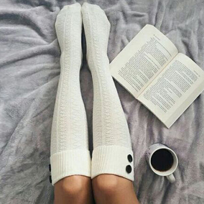 Women's fashionable wool socks for autumn and winter.
