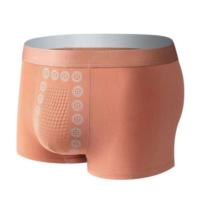 Breathable Bottom Skin-friendly Men's Massage Particles Underwear