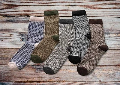 Winter Thick Warm Stripe Woolen Socks Casual Sock Business Socks