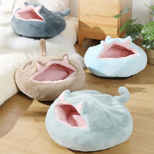 Plush And Thickened Pet Kennel