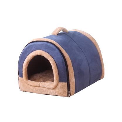 Suede Fully Enclosed Is A Pet Cat Litter