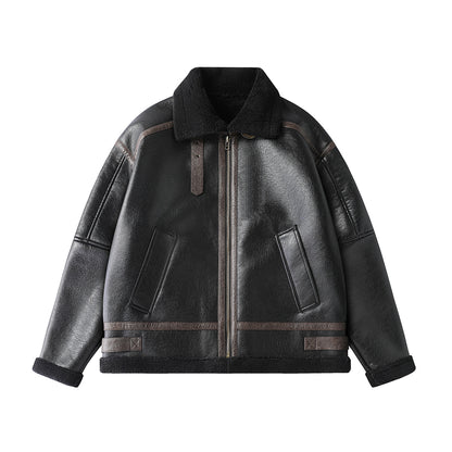 Men's Fur Cotton-padded Coat Thermal Cotton-padded Clothes