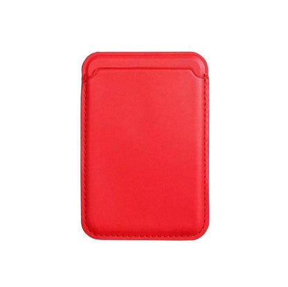 For Magsafe Magsafe Magnetic Luxury Leather Card Holder Wallet Case For 14 Pro Max 13 12 Phone Bag Adsorption Accessories Cover