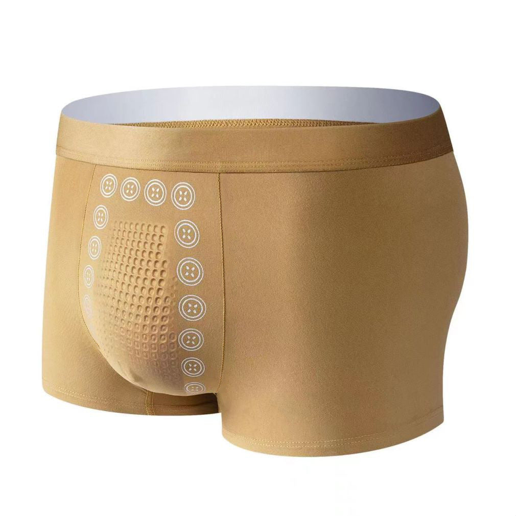 Breathable Bottom Skin-friendly Men's Massage Particles Underwear