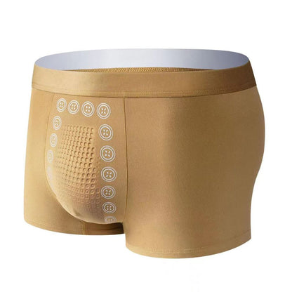 Breathable Bottom Skin-friendly Men's Massage Particles Underwear