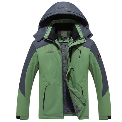 Mountaineering Clothing Couple Warm Cold-proof Cotton-padded Coat Plus Size