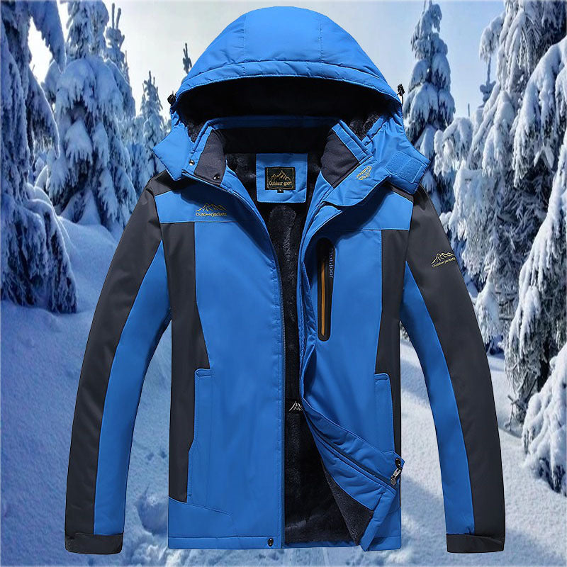 Men's Casual Hooded Warm Cotton Coat