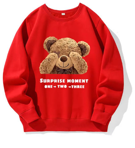 European And American Top Long Sleeve Printed Sweater