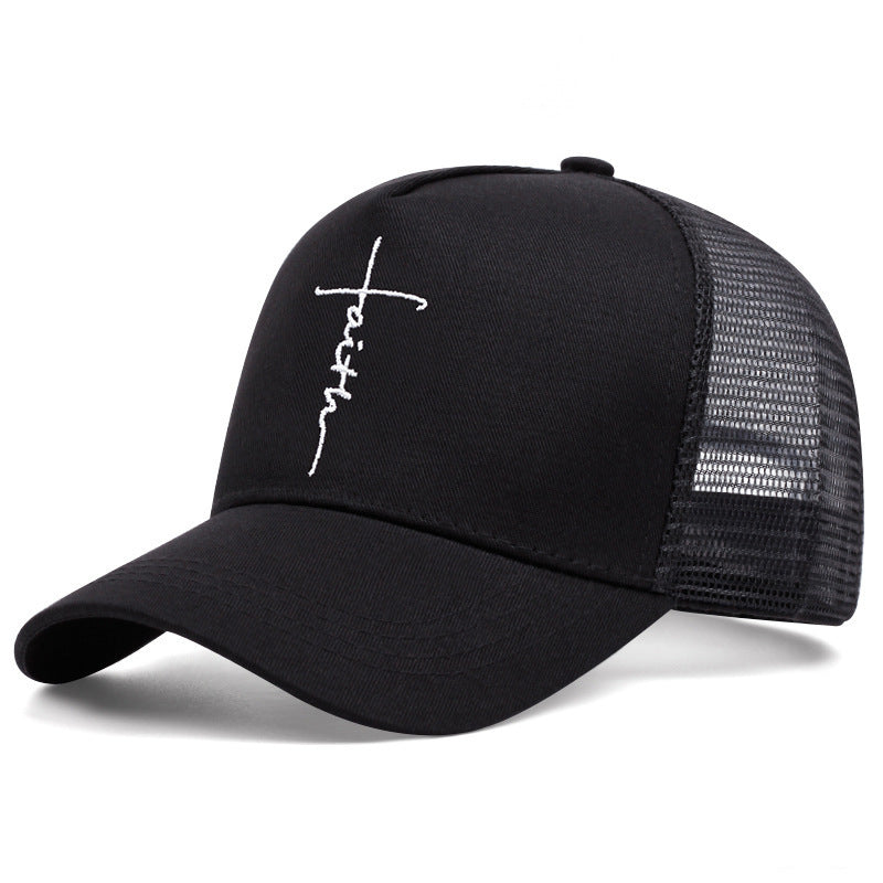 Cross English Style Breathable Baseball Cap