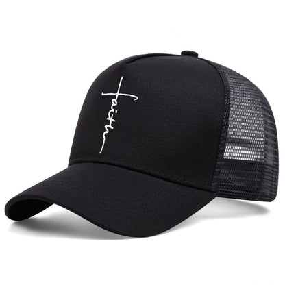 Cross English Style Breathable Baseball Cap