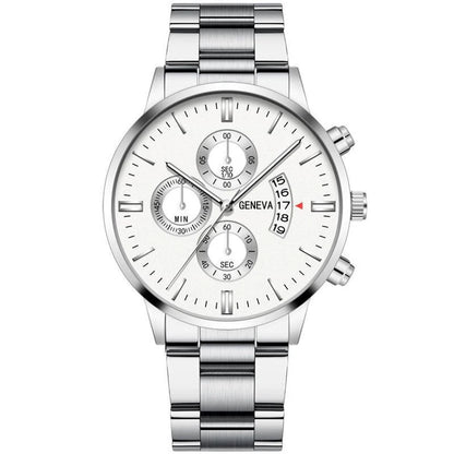 Business Men's Watch Luxury Dial Men's Leisure Quartz Watch Fashion Wristwatch