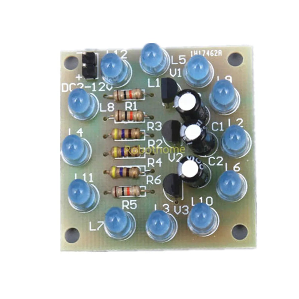 DIY kit electronics LED circuit board kits LED light electronic components DIY manufacturing kit spare parts student laboratory