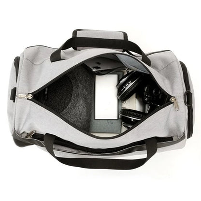 High Quality Durable Waterproof Foldable Sport Gym Bag Light Oxford Cloth Travel Duffel Rock Style Custom Pattern Outdoors