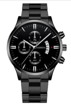 Business Men's Watch Luxury Dial Men's Leisure Quartz Watch Fashion Wristwatch