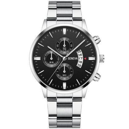 Business Men's Watch Luxury Dial Men's Leisure Quartz Watch Fashion Wristwatch