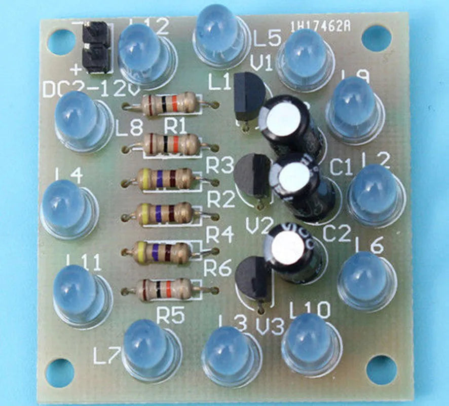 DIY kit electronics LED circuit board kits LED light electronic components DIY manufacturing kit spare parts student laboratory