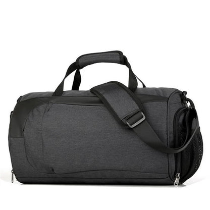 High Quality Durable Waterproof Foldable Sport Gym Bag Light Oxford Cloth Travel Duffel Rock Style Custom Pattern Outdoors