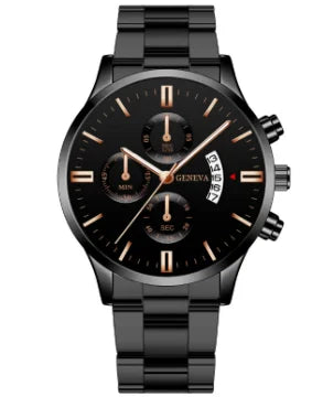 Business Men's Watch Luxury Dial Men's Leisure Quartz Watch Fashion Wristwatch