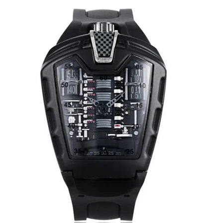 Men's Hollow Watch Ghost Silica Silicone Bracelet Quartz Watch Cool Relogio Men Watch Skeleton Ghost Student Clock