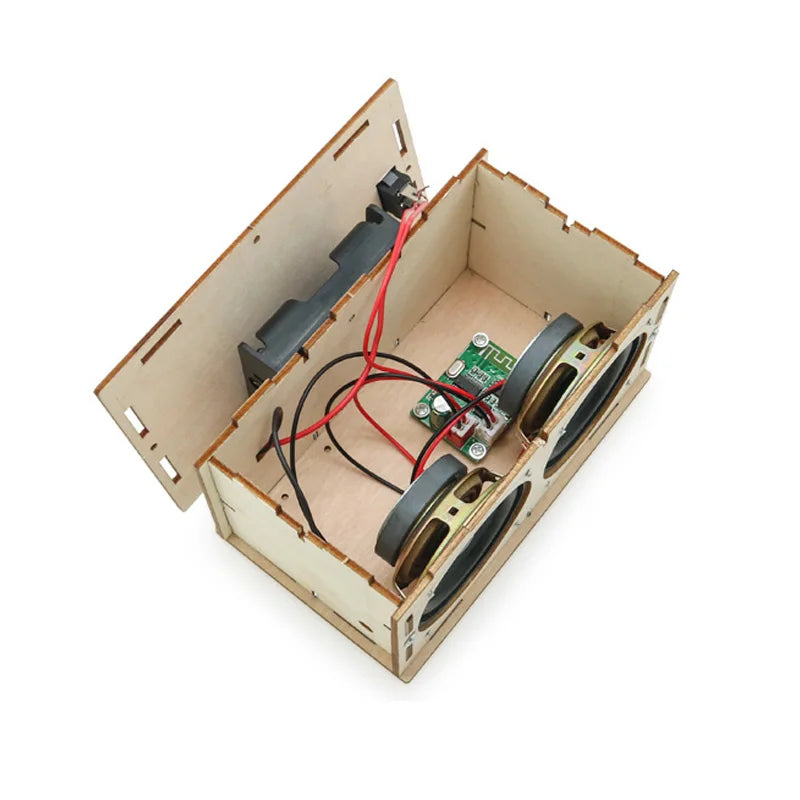 DIY Electronic Sound Amplifier Bluetooth Speaker Box School Science Projects Experiment Kits Science Toys For Children Education