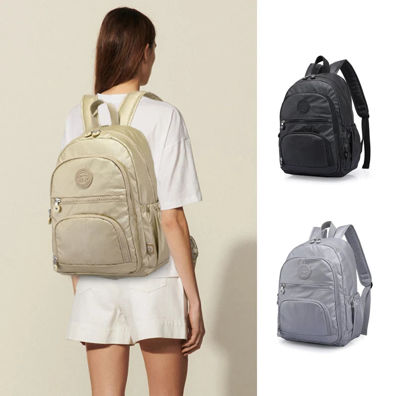 Women's Stylish Small Travel Backpack Waterproof Back to School Girls Sac De Luxe Femme Luxury Brand Bag Mochila Impermeable