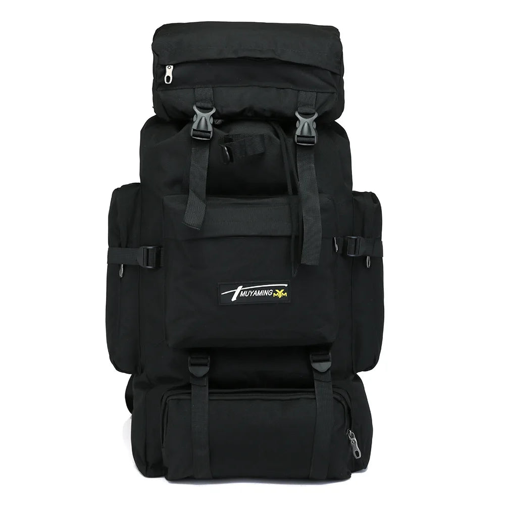 70L Tactical Camping Bag Backpack Mountaineering For Men Travel Outdoor Sport Molle Rucksack Hunting Shoulder Luggage Large Bag