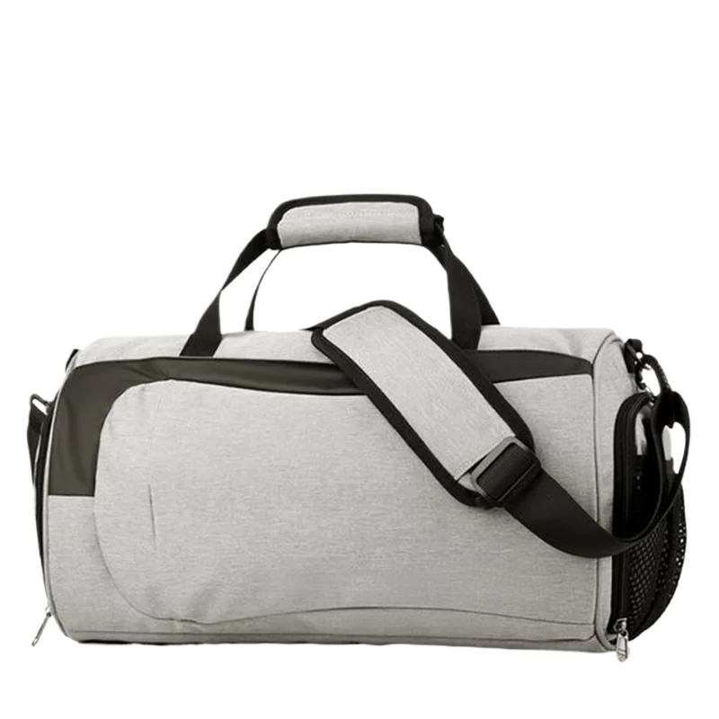 High Quality Durable Waterproof Foldable Sport Gym Bag Light Oxford Cloth Travel Duffel Rock Style Custom Pattern Outdoors