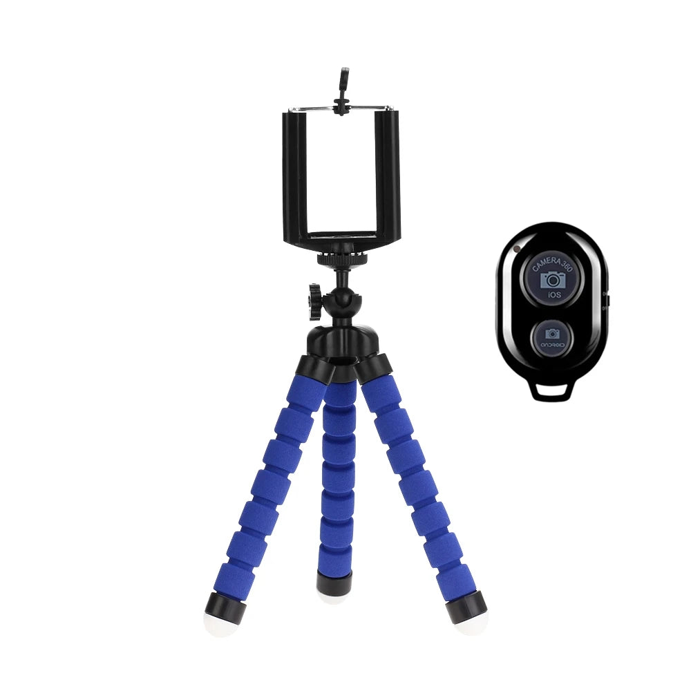 Tripods for cell phones, mini mobile camera holder, smartphone clips, monopod, octopus, tripod stand