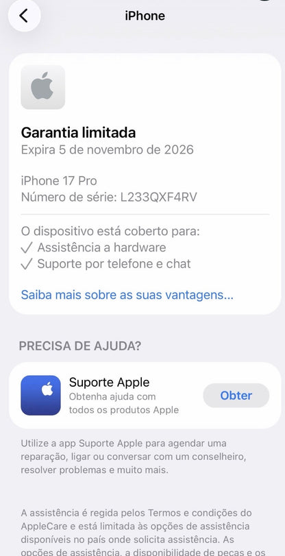 iPhone 17 pro - 256Gb E-SIM
