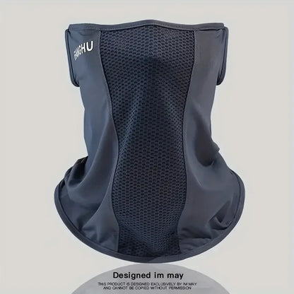 1Pcs Summer Ice Silk Cycling Masks Hanging Ear Breathable Anti-UV Face Scarf Neck Cover for Outdoor Hiking Sunscreen Balaclava