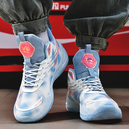 Unisex Basketball Shoes High-quality Mesh Breathable Field Training Sports Shoes Youth Outdoor Basketball Boots for Men