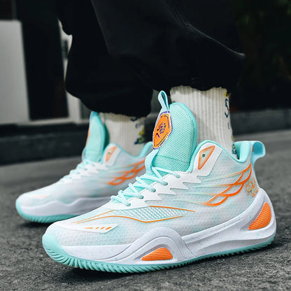 Unisex Basketball Shoes High-quality Mesh Breathable Field Training Sports Shoes Youth Outdoor Basketball Boots for Men