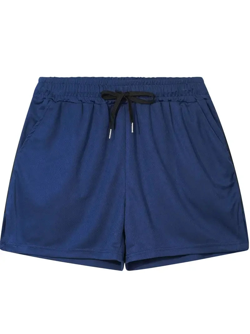 Mens Gym Training Shorts Men Sports Casual Clothing Fitness Workout Running Grid quick-drying compression Shorts Athletics