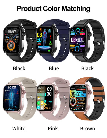 2025 New For XIAOM1 ECG+PPG Blood Fat Uric Acid Health Smartwatch Men Women Heart Rate Blood Pressure Bluetooth Call Smart Watch
