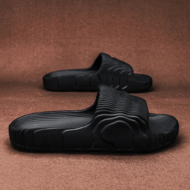 Indoor Outdoor Slippers For Men Women Summer Platform Shoes Soft EVA Anti-slip Couples Bathroom Beach Slides Leisure Sandals