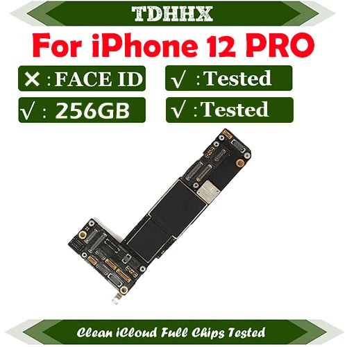 Clean iCloud Mainboard for iPhone 12 MINI Motherboard With Face ID Plate Full Tested Working Logic Board Support Update 12MINI