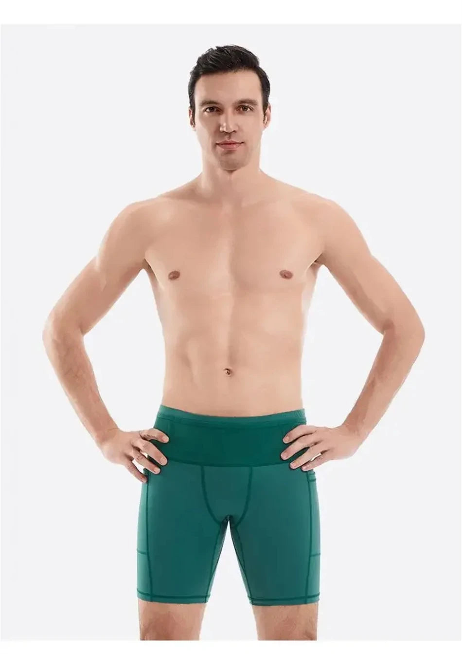 Mul-Pockets Compression Shorts 3.0 Mens Marathon Running Shorts Quick Dry Exercise Training Jogging Cycling Fitness Tight Shorts