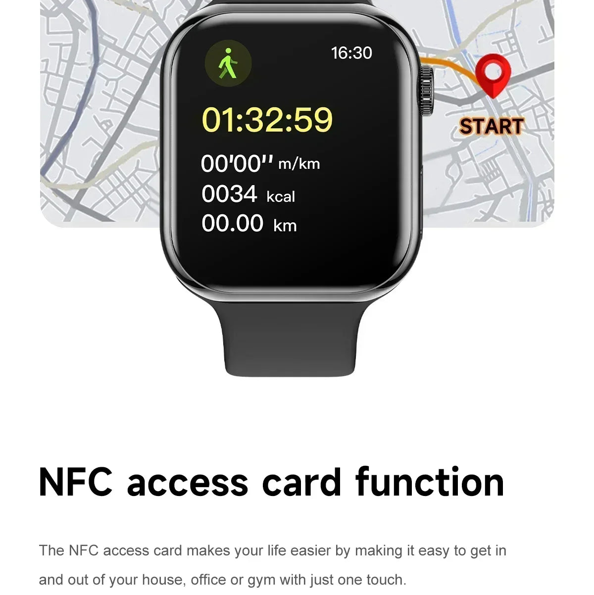 2025 GPS Smart Watch Series 10 For Apple Watch X 10 Memory Music Video Bluetooth Call Waterproof NFC Smartwatch For Android IOS