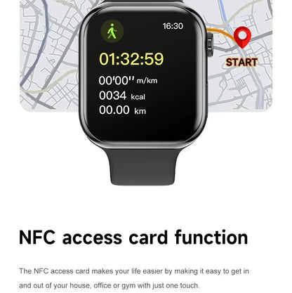 2025 GPS Smart Watch Series 10 For Apple Watch X 10 Memory Music Video Bluetooth Call Waterproof NFC Smartwatch For Android IOS