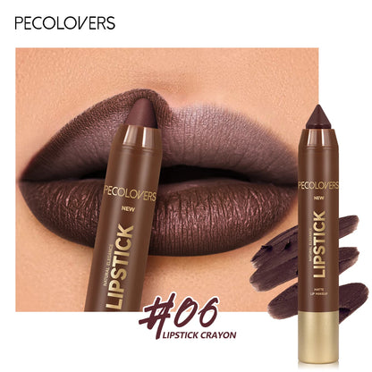 Fine Tip Lip Liner Pen Soft Mist Matte Lip Crayon Sexy Brown Red Lipstick Pencil Lip Contouring Lipliner Outline Tint Cosmetic