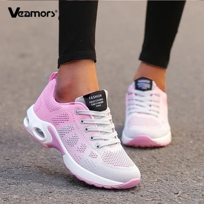 Women Running Shoes Breathable Casual Shoes Outdoor Light Weight Sports Shoes Casual Walking Sneakers Tenis Feminino Shoes