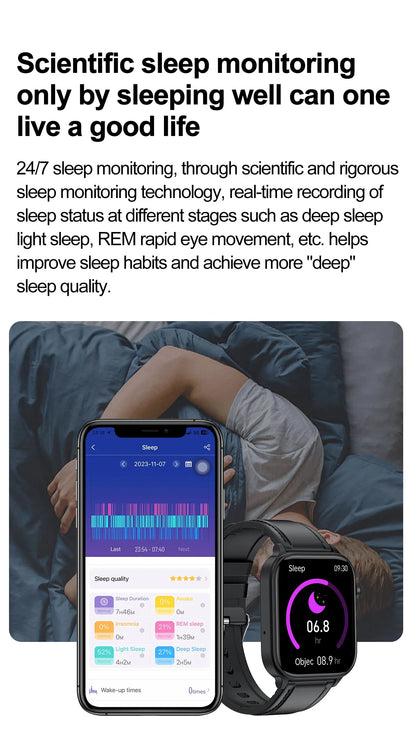 2025 New For XIAOM1 ECG+PPG Blood Fat Uric Acid Health Smartwatch Men Women Heart Rate Blood Pressure Bluetooth Call Smart Watch