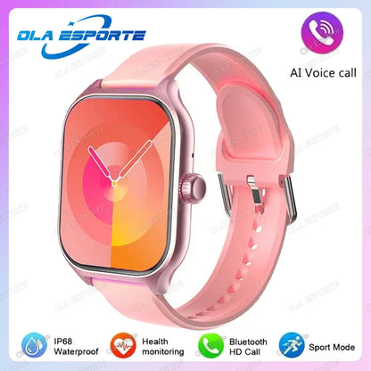 2026 New Smart Watch For Android IOS 2.01Inch Color Screen Bluetooth Call Blood Oxygen/Pressure Monitoring Smart Watch Women Men