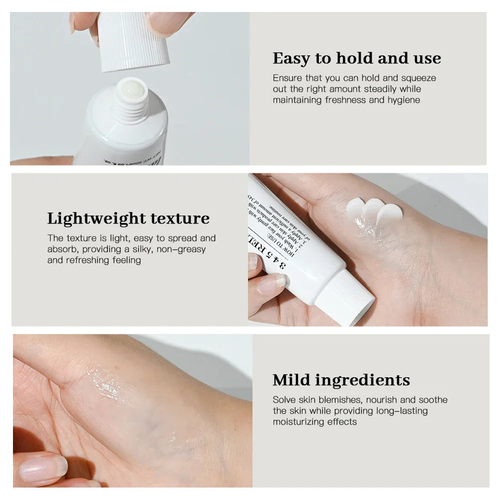 345 Relief Cream Comprehensive solution for skin problems Anti-sugar and antioxidant Brightening skin Improving acne marks Moisturizing